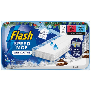 Mrs Hinch's Alpine Escape - Flash Speed Mop Wet Cloths 24pk