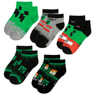 Kids' Minecraft Trainer Socks 5pk