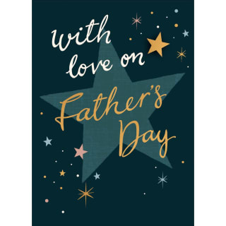 Father's Day Card - With Love on Father's Day