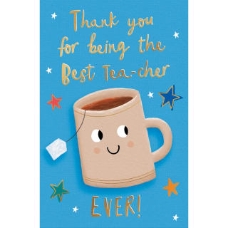 Thank You Teacher Card - Best Teacher Ever