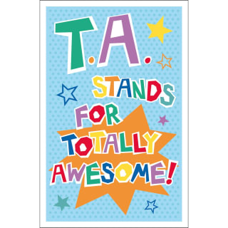 Thank You Teacher Card - Totally Awesome