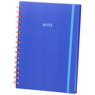 A5 Notes Hardback Notebook - Blue