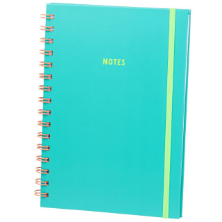 A5 Notes Hardback Notebook - Green