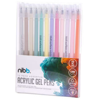 433979-nibb-12-pk-gel-acrylic-gel-pens-pastels