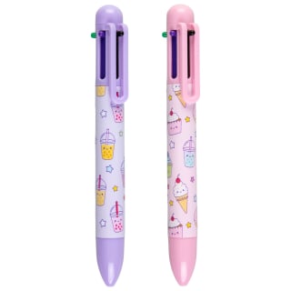 Snackimals Multi Pens 2pk - Pink & Purple