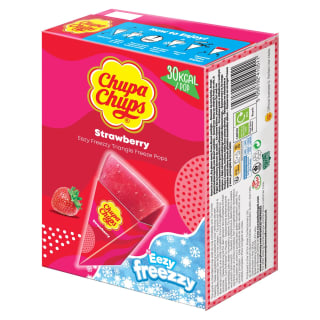 Chupa Chups Eezy Freezzy Triangle Ice Pops 8pk - Strawberry