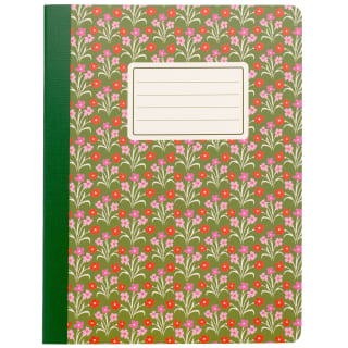 Pukka Ditsy B5 Notepad - Green