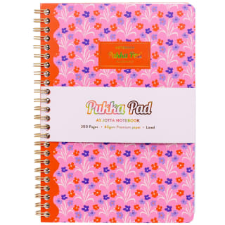 Pukka Ditsy A5 Jotta Notebook - Pink