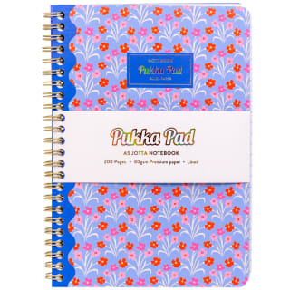 Pukka Ditsy A5 Jotta Notebook - Blue