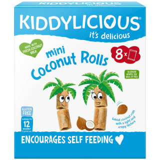 Kiddylicious Mini Coconut Rolls 8 x 7g