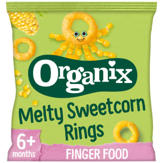 Organix Melty Sweetcorn Rings 20g