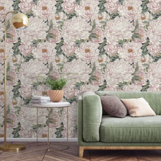 Blousy Blooms Floral Wallpaper