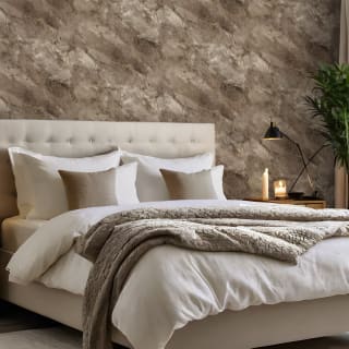 Chocolate & Gold Marble Wallpaper