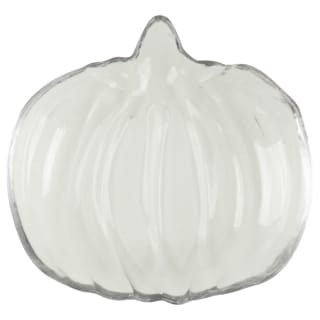Glass Pumpkin Plate