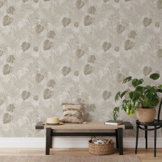 Phelan Leaf Wallpaper - Cream