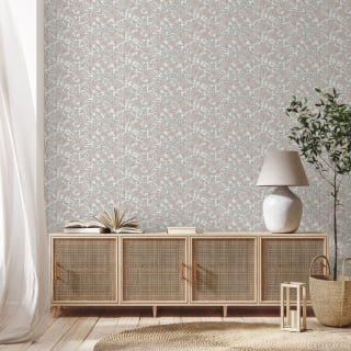 Martha Floral Wallpaper - Green