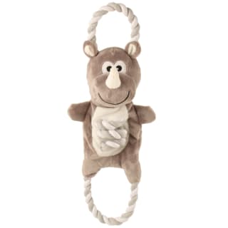 Jungle Rope Tug Toy - Rhino