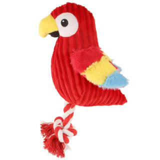 Bird with Rope Legs Pet Toy - Parrot