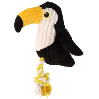 Bird with Rope Legs Pet Toy - Toucan