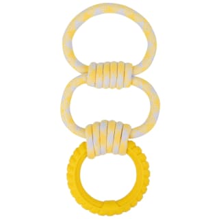 Tug of War Rope Pet Toy - Yellow
