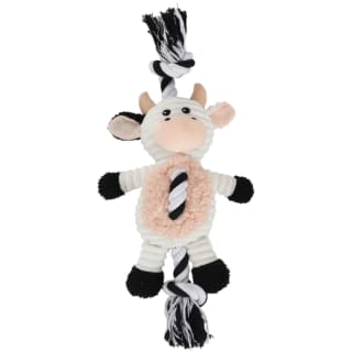 Farm Animal Rope Plush Toy - Cow