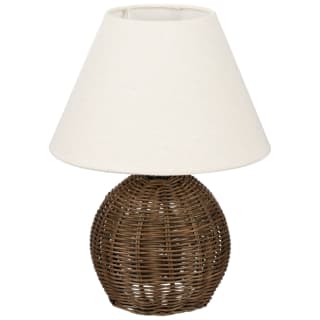 Dark Brown Rattan Lamp