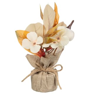 Harvest Foliage in Linen Wrap - White