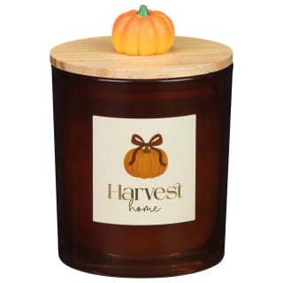 Harvest 3D Pumpkin Topper Candle
