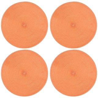 Woven Placemats 4pk - Orange