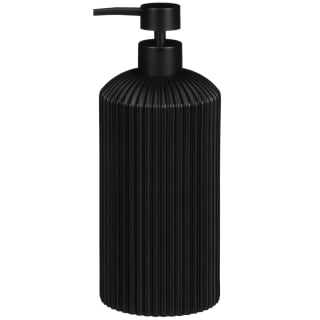 Tall Ribbed Soap Dispenser - Black