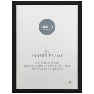 Simply XL Poster Frame 50 x 70cm - Black