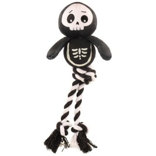 Halloween Tennis Ball Tummy Pet Toy - Skeleton
