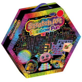 Scratch Art Rainbow Fun Craft Set