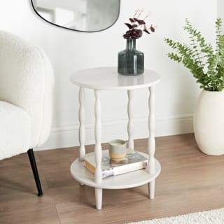 Esme Side Table - Ivory