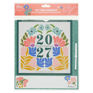 Family Organiser 2027 - Floral