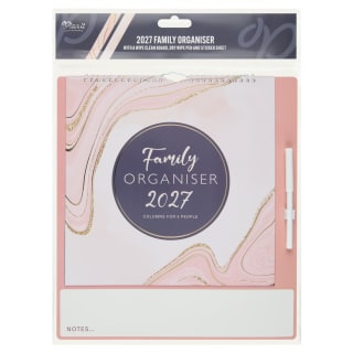 Family Organiser 2027 - Marble