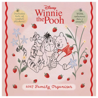 Winnie the Pooh Family Organiser 2027 - Pink