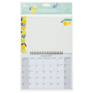 Memo Wall Calendar 2027 - Lemons
