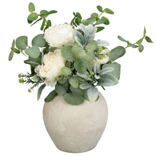 White Floral Arrangement in Ceramic Pot