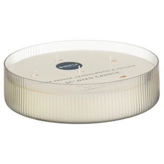 435920-6-wick-large-ribbed-glass-candle