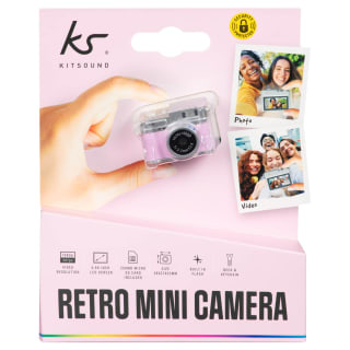 Kitsound Retro Mini Camera - Pink