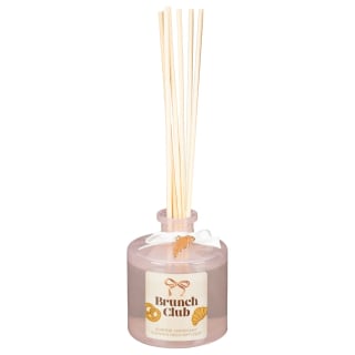 Brunch Club Almond Croissant Scented Reed Diffuser 100ml - Pink