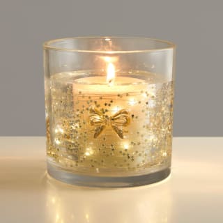 Bow LED Light Up Scented Candle
