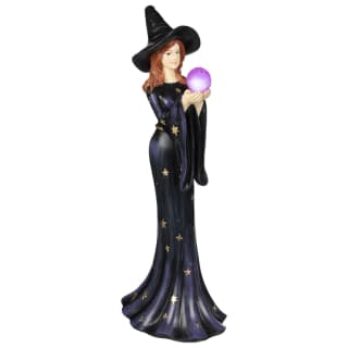 Light Up Resin Witch Ornament 30cm
