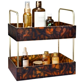 Animal Print Two Tier Storage Unit