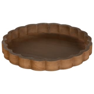 Dark Wood Wooden Tray
