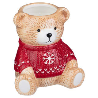 Ceramic Teddy Bear Candle