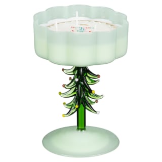 Christmas Tree Glass Cocktail Candle