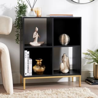 436194-black-4-cube-with-gold-feet