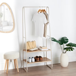436243-garment-rail-with-2-shelves